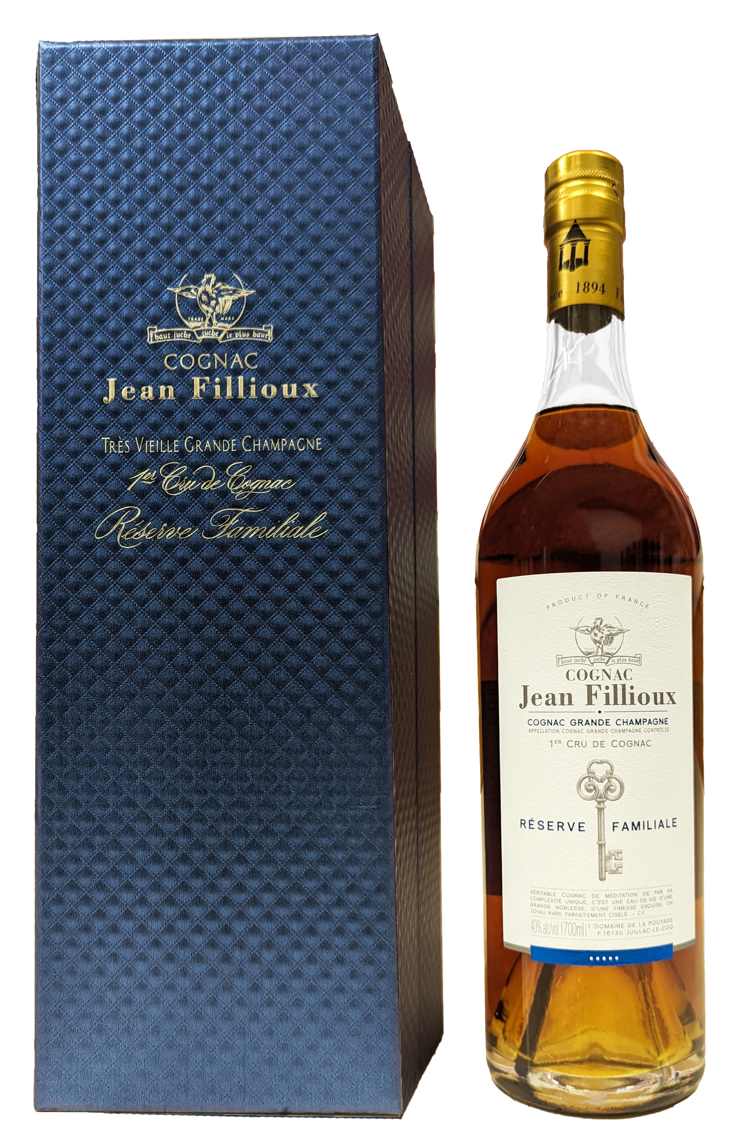 Jean Fillioux Grande Champagne（古酒、未開封） Jean Fillioux Grande Champagne（古酒、未開封） - メルカリ